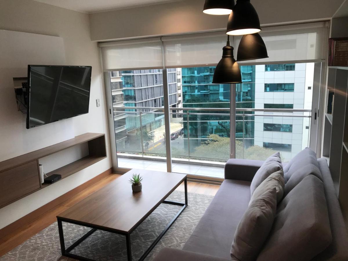 Hermoso Apartamento Con Piscina Miraflores- Canvas Lima Exterior photo