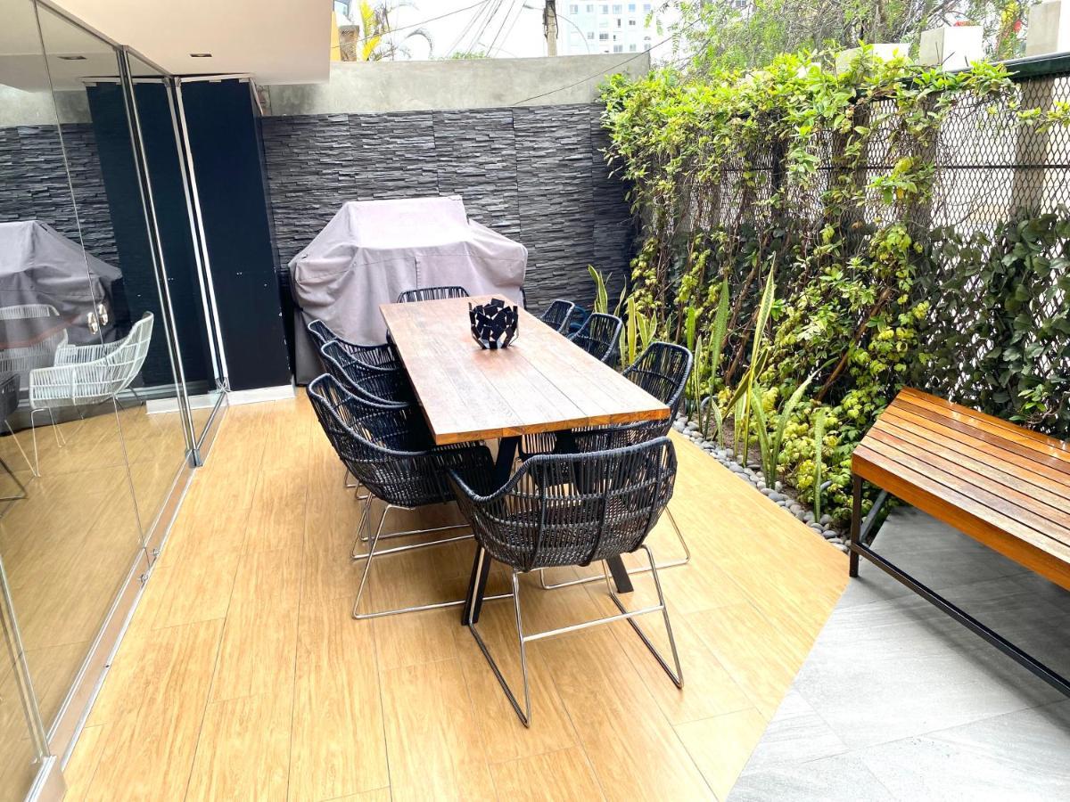 Hermoso Apartamento Con Piscina Miraflores- Canvas Lima Exterior photo